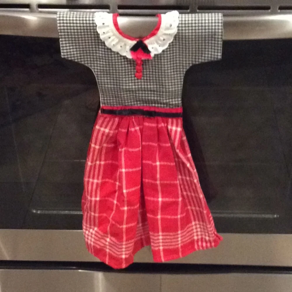 Absolutely adorable handmade dish towel dress